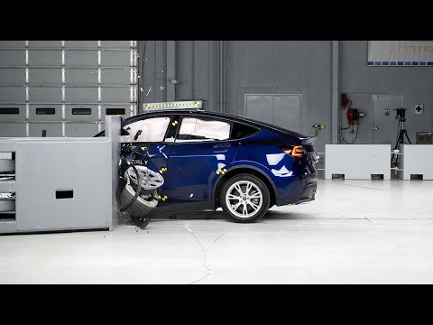 Tesla Model Y Earns IIHS Top Safety Pick+ Award for Outstanding Crash Protection