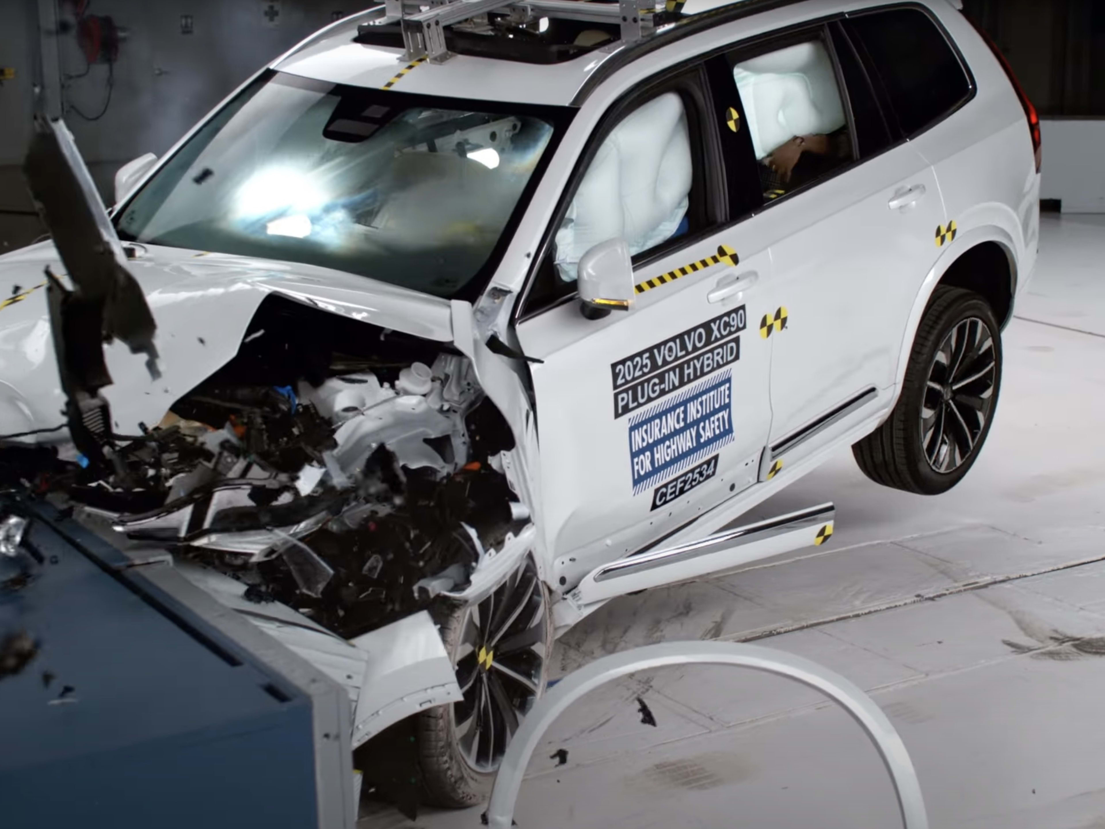 Tesla Model Y and Volvo XC90 Plug-In Hybrid Secure 2024 Top Safety Pick+ Ratings in Crash Tests