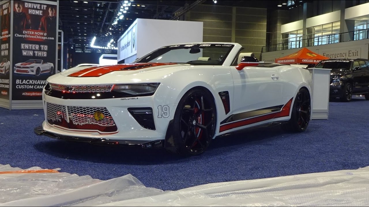 Chicago Blackhawks-Themed Camaro Debuts at 2018 Chicago Auto Show